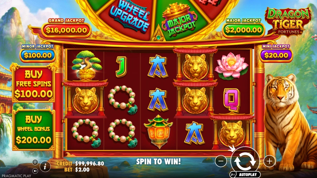 Dragon Tiger Fortunes Base Game